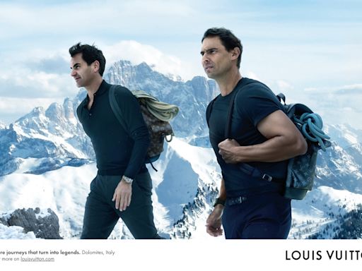費德勒、納達爾為Louis Vuitton再度同框 網：根本是史詩級夢幻連動！