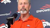 Former Denver Broncos safety Steve Foley attends a news conference during OTAs on Thursday, May 30, in Englewood, Colorado.