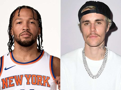 Jalen Brunson Reveals How Justin Bieber Pumps Him Up Before Knicks Games (Exclusive)