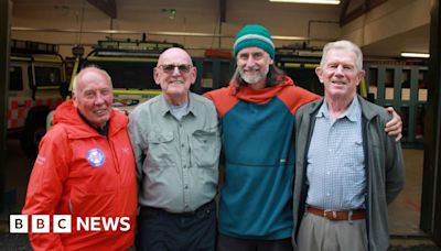 Helvellyn avalanche survivor meets rescuers 40 years on