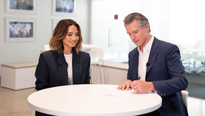 Demi Lovato joins Gavin Newsom as he signs legislation protecting young social media influencers