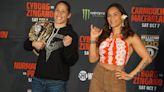 Bellator 300 video: Friends, teammates Liz Carmouche and Ilima-Lei Macfarlane have first official faceoff in San Diego