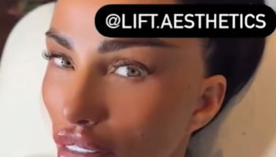 Katie Price says her face is finally 'complete'