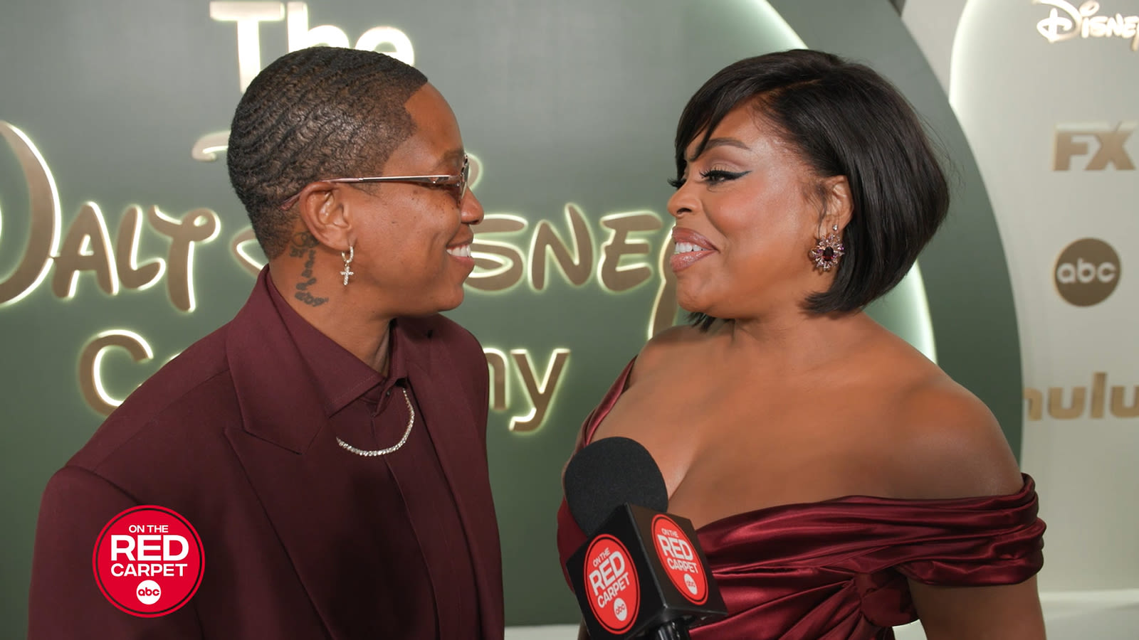 Niecy Nash-Betts and Jessica Betts share romantic moment on Emmy after-party red carpet