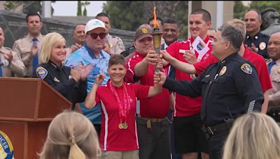 Chula Vista officers carry ‘Flame of Hope' to kick off SoCal Special Olympics