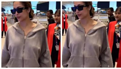 Malaika Arora makes a style statement at the airport amid break-up rumours with Arjun Kapoor; See pics - Times of India