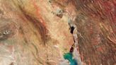 Image: Bolivian salt lakes from orbit