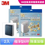 3M 淨呼吸空氣清淨機-極淨型6坪T10AB-ORF專用濾網(除臭加強濾網) (2入組)