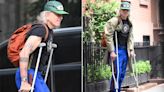 Daniel Day-Lewis Seen Walking with Crutches in N.Y.C. 6 Years After His Retirement from Acting