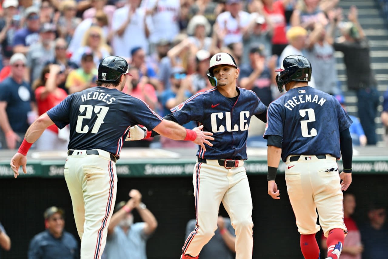 Guardians rally for 6-3 win as Austin Hedges’ bunt sparks comeback against Mets