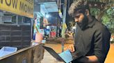 X Post Shows Man 'Working' On Laptop Outside Momo Shop, Internet Reacts