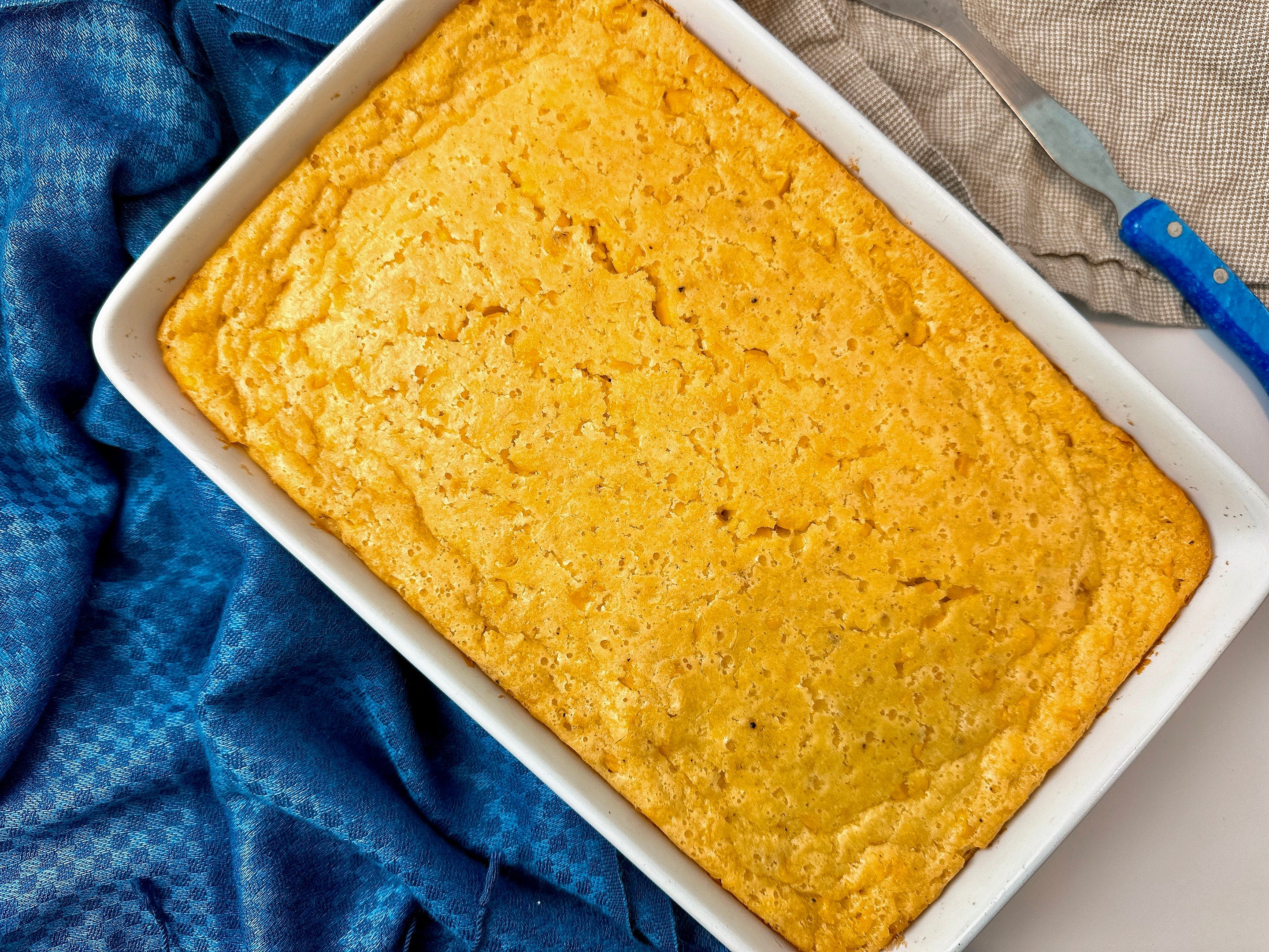 Corn casserole is an iconic American side dish that takes just minutes to make