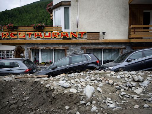 Storms in Switzerland and Italy cause flooding and landslides, leaving at least 4 people dead