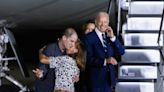 Election 2024 live: Harris and Biden greet prisoners released from Russia as Trump trashes swap deal