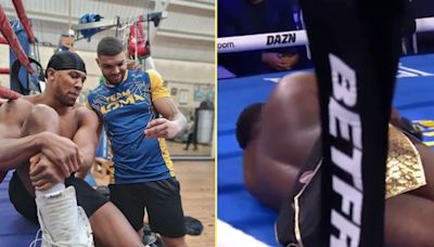 Anthony Joshua's 6ft 8in prospect scores brutal KO over bare-knuckle champ