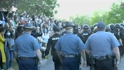 Police arrest 130 at UMass Amherst; College says protesters refused to take down encampment