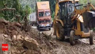 National highway among 70 roads shut as rain in parts of Himachal triggers landslides | Shimla News - Times of India