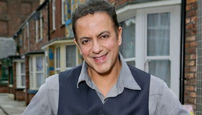 Corrie's Jimmi Harkishin spotted for the first time since being banned from B&Q