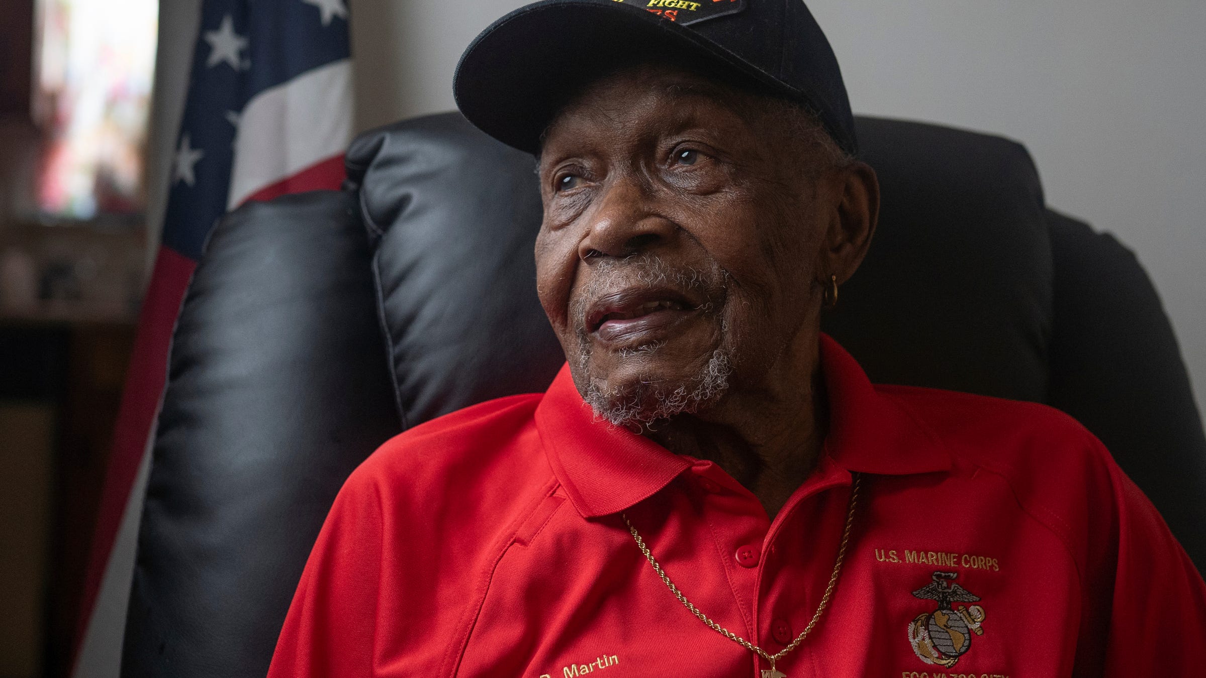 101-year-old Butler Martin is among the last surviving Montford Point Marines