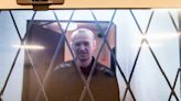 Kremlin foe Navalny, smiling and joking, appears in court via video link from an Arctic prison