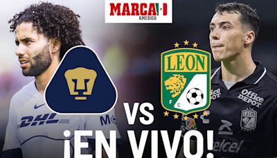 Juego de Pumas vs León hoy EN VIVO Online. Partido de Liga MX 2024 J15 | Marca