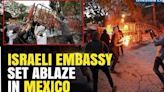 Protests Erupt in Mexico City Over Gaza Conflict, Israeli Embassy Set Ablaze | Video Out