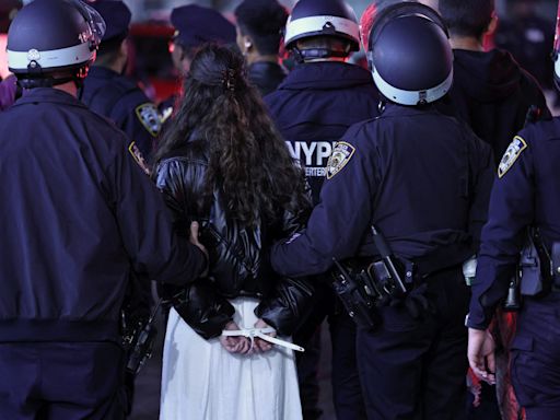 Almost half of protesters arrested on New York campuses have no connection with university