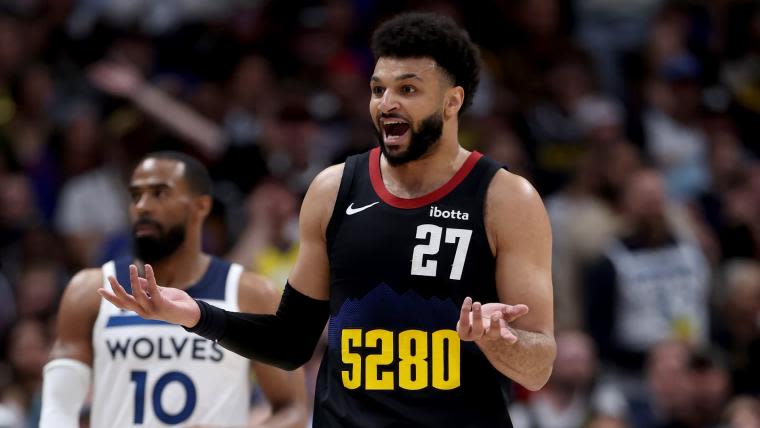 Jamal Murray throws heat pack onto court: Nuggets star shows frustration after tough first half vs. Timberwolves | Sporting News Australia