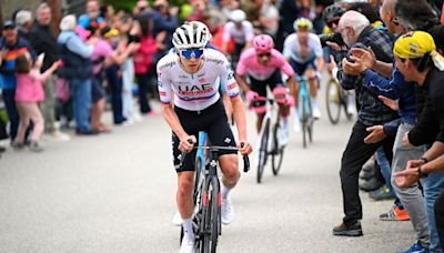 Tadej Pogačar Hits the Deck, But Still Wins Stage 2 of the Giro d’Italia