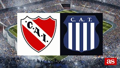 Independiente 1-3 Talleres: resultado, resumen y goles