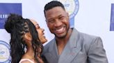 Jonathan Majors Returns to Red Carpet After Sentencing, Joins Girlfriend Meagan Good at NAACP Theatre Awards