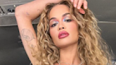 Rita Ora Has Legit Six-Pack Abs In This Latex Bra Top On IG