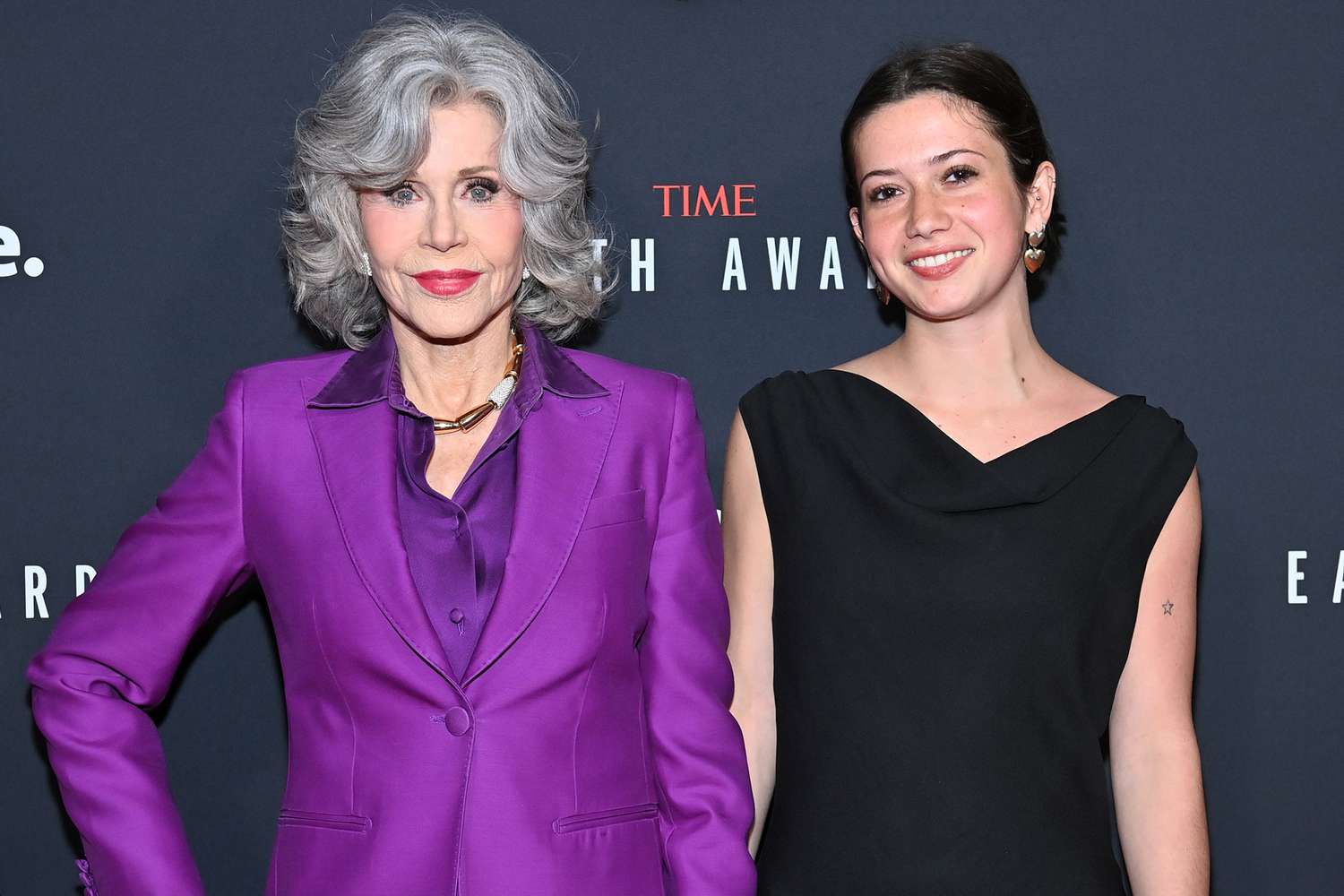 Jane Fonda Holds Hands with Granddaughter Viva, 21, as They Make Rare Red Carpet Appearance in New York City