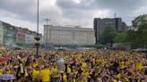 Torcida do Dortmund impressiona em parque de Londres; veja - Lance!