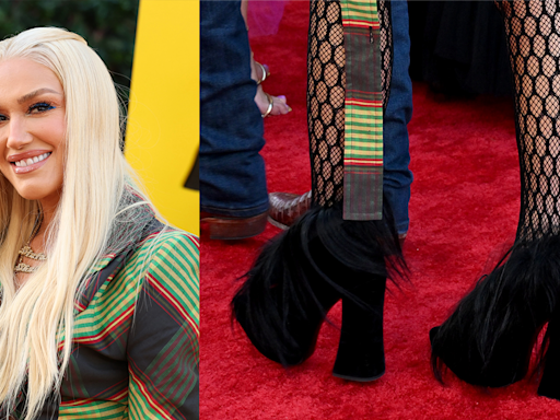 Gwen Stefani Brings Punk to the Red Carpet in Furry Vivienne Westwood Boots at ‘The Fall Guy’ Premiere
