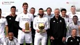 Ballon d'Or: Benzema and Courtois celebrate with Real Madrid teammates