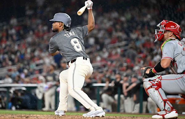 José Tena's walk-off single in Washington debut sends Nationals past Angels 5-4 in 10 innings