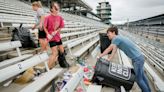 Cleanup crews volunteer across Indianapolis Motor Speedway