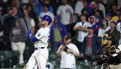 Michael Busch’s 1st walk-off home run sets off Chicago Cubs’ rainy victory celebration: ‘First pitch and it was right on time’