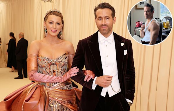 Blake Lively Thirsts Over Photo of Husband Ryan Reynolds in Muscle Tank Top