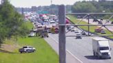 Lanes reopen on I-4 in Seminole County after military Humvee flips, trapping 1