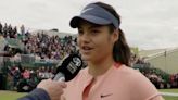 Emma Raducanu makes Wimbledon rally cry after first match on grass in 713 days