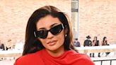 Kylie Jenner Wore a Fitted Red Minidress to Jacquemus’ Show With Stormi Webster