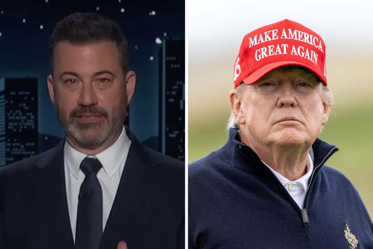 Jimmy Kimmel mocks Donald "Draft Dodger Don" Trump for his failed attempt at honoring veterans