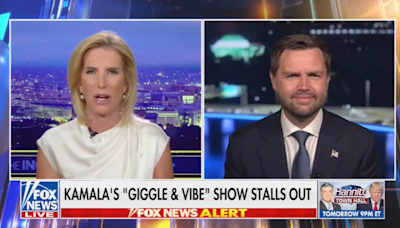 Fox News’ Laura Ingraham reassures JD Vance he’s actually a ‘really funny’ person