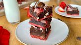Double Decker Chocolate Strawberry Brownies Recipe