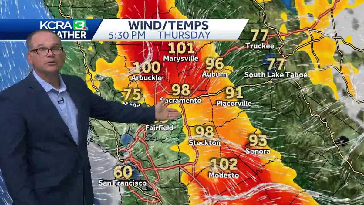 Northern California forecast: Temperatures continue to rise Wednesday, when a 'cooldown' begins