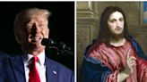 Donald Trump shares Truth Social photo proclaiming him as second only to Jesus