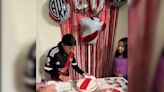 Video: festejó su cumpleaños con la temática de River Plate y cuando cortó la torta se llevó la peor sorpresa de su vida