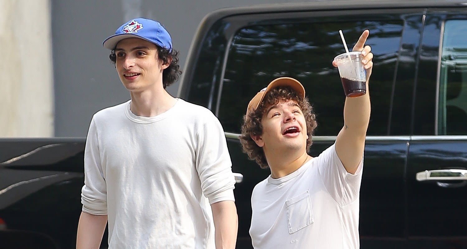 ‘Stranger Things’ Stars Finn Wolfhard & Gaten Matarazzo Playfully Hold Hands During Day Out in NYC